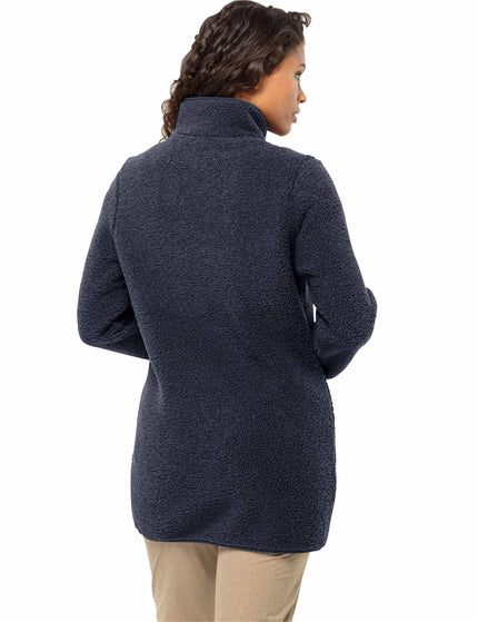 Jack Wolfskin High Curl Coat - Night Blueimage2- The Sports Edit