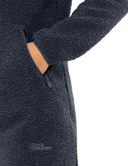 Jack Wolfskin High Curl Coat - Night Blueimage3- The Sports Edit