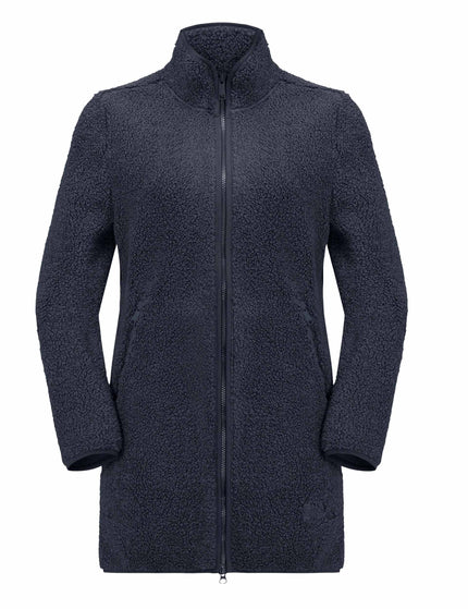 Jack Wolfskin High Curl Coat - Night Blueimage4- The Sports Edit