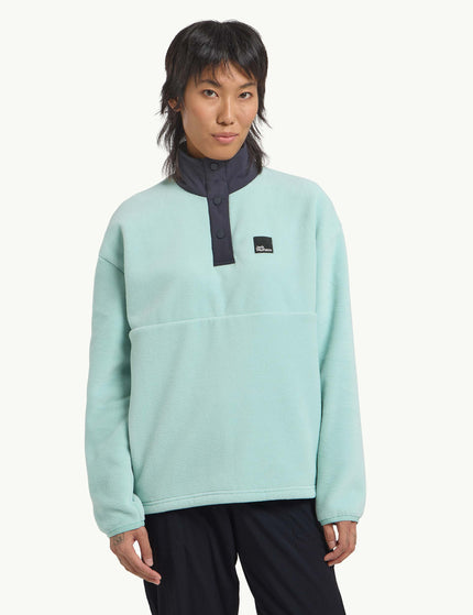 Jack Wolfskin Sumetro Half Zip Fleece - Soft Jadeimage1- The Sports Edit