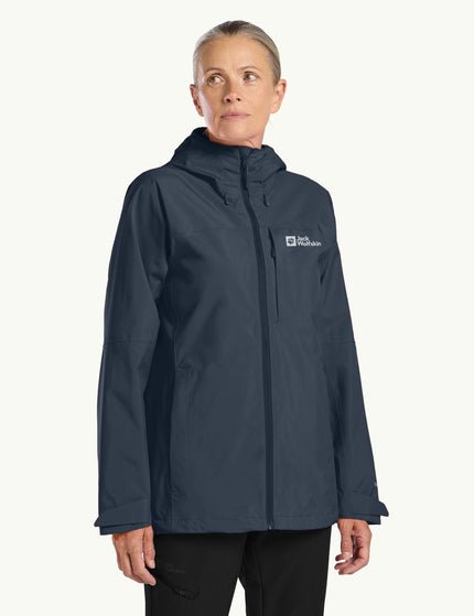 Jack Wolfskin Tempest 2 Layer Jacket - Midnight Skyimage1- The Sports Edit