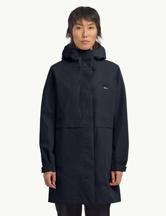 Terraview 2 Layer Coat - Dark Navy