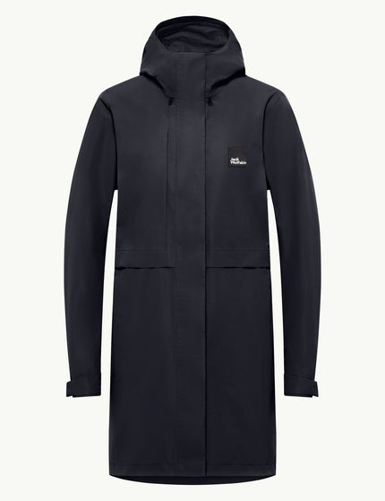 Jack Wolfskin Terraview 2 Layer Coat - Dark Navyimage6- The Sports Edit