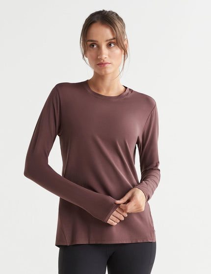 Lilybod Kendall Long Sleeve Top - Burgundyimage1- The Sports Edit