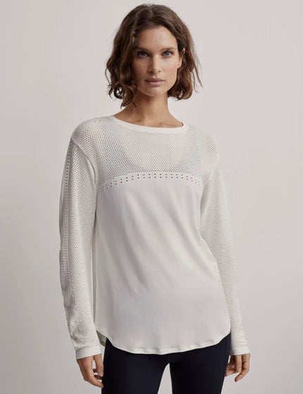 Varley Merrick Seamless Tee - Whiteimage1- The Sports Edit