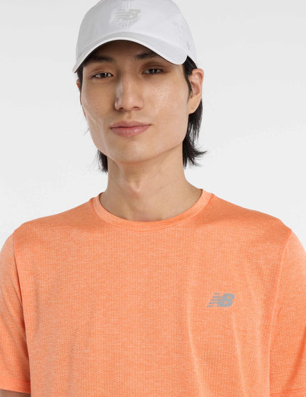 New Balance Athletics T-Shirt - Tangerine Heat/Slate Greyimages4- The Sports Edit