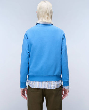 Aurora Crew Neck Sweatshirt - Blue Jasper