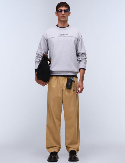 Napapijri Umbra French Terry Sweatshirt - Light Greyimages5- The Sports Edit