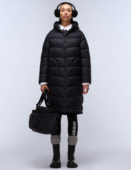 Napapijri Ega Long Puffer Jacket - Blackimages1- The Sports Edit