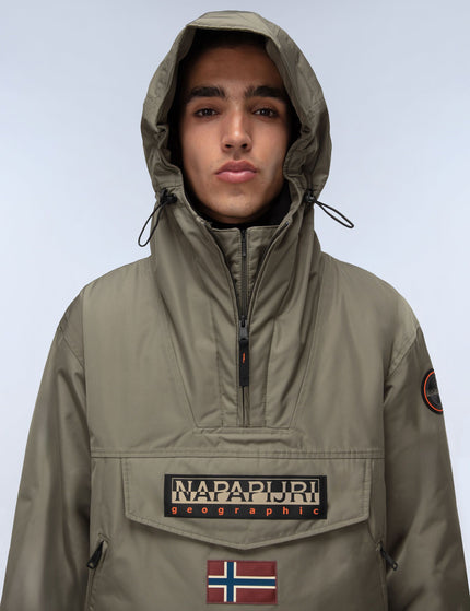 Napapijri Rainforest Next Winter Anorak Jacket - Green Tea Leafimages4- The Sports Edit