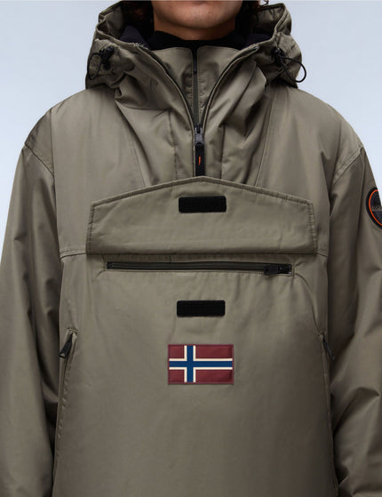 Napapijri Rainforest Next Winter Anorak Jacket - Green Tea Leafimages3- The Sports Edit