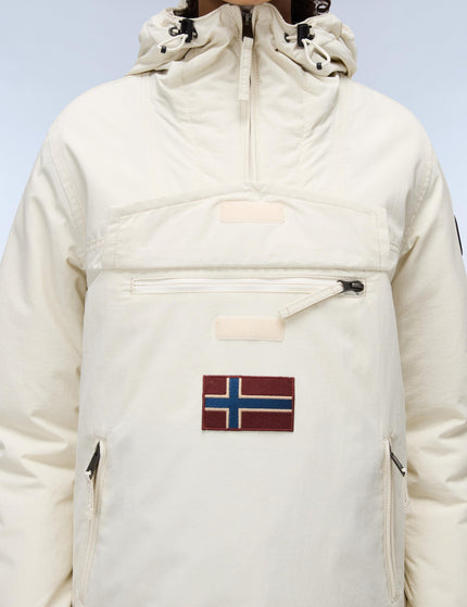 Napapijri Rainforest Pocket Winter Anorak Jacket - Beigeimages5- The Sports Edit