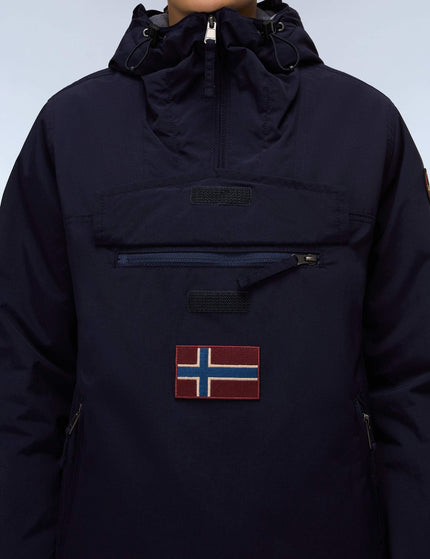 Napapijri Rainforest Pocket Winter Anorak Jacket - Dark Blueimages5- The Sports Edit
