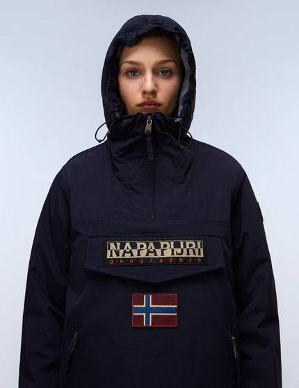 Napapijri Rainforest Pocket Winter Anorak Jacket - Dark Blueimages4- The Sports Edit
