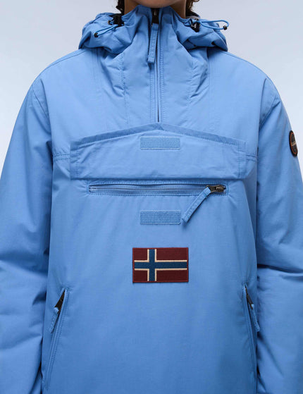 Napapijri Rainforest Pocket Winter Anorak Jacket - Blue Rivieraimages5- The Sports Edit