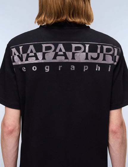 Napapijri Fanes Jersey Short Sleeve T-Shirt - Blackimages4- The Sports Edit