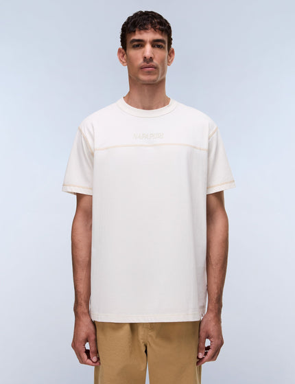Napapijri Umbra Short Sleeve T-Shirt - White Whisperimages1- The Sports Edit