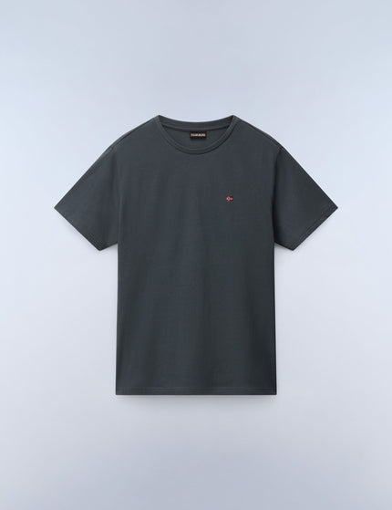 Napapijri Salis Jersey Short Sleeve T-Shirt - Green Urbanimages4- The Sports Edit