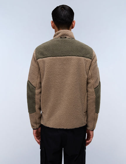 Napapijri Yupik Full-Zip Fleece - Khakiimages2- The Sports Edit