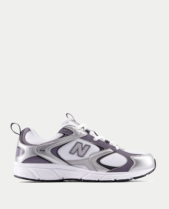 408 Shoes - White/Silver Metallic/Neptune Grey