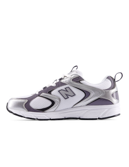 New Balance 408 Shoes - White/Silver Metallic/Neptune Greyimages3- The Sports Edit
