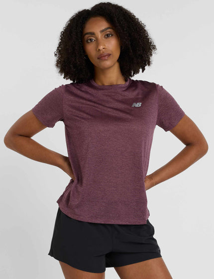 New Balance Athletics T-Shirt - Faded Plumimage1- The Sports Edit