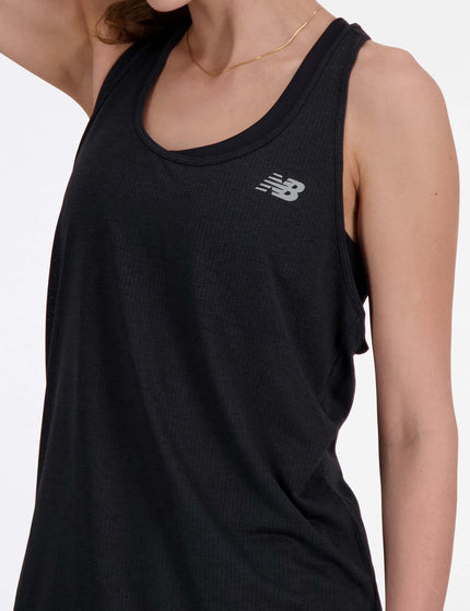 New Balance Athletics Tank - Black Heatherimage5- The Sports Edit