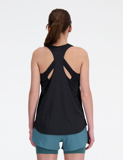 New Balance Athletics Tank - Black Heatherimage3- The Sports Edit