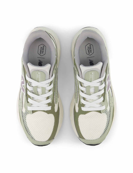 New Balance Fresh Foam Arishi v4 Tiralux Shoes - Sea Salt/Olivine/Dark Olivineimage4- The Sports Edit