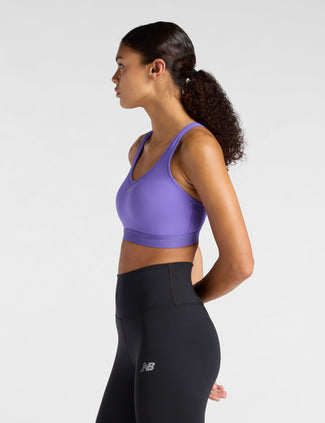 NB Essential Run Bra - Electric Purple