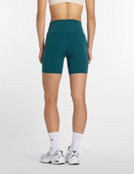 New Balance NB Harmony High Waisted Short 6" - Medusa Greenimages2- The Sports Edit