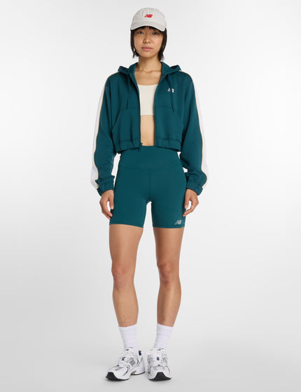 New Balance NB Harmony High Waisted Short 6" - Medusa Greenimages6- The Sports Edit