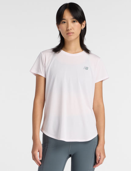 New Balance Sport Core Heather T-Shirt - Pink Saltimages1- The Sports Edit