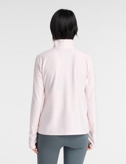 New Balance Sport Essentials Space Dye 1/4 Zip - Pink Saltimages3- The Sports Edit