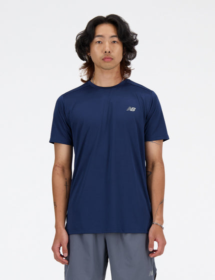 New Balance Sport Essentials T-Shirt - Nb Navy Nnyimages1- The Sports Edit