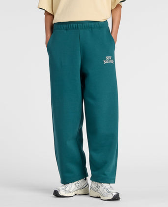 Trackside Fleece Barrel Pant - Medusa Green
