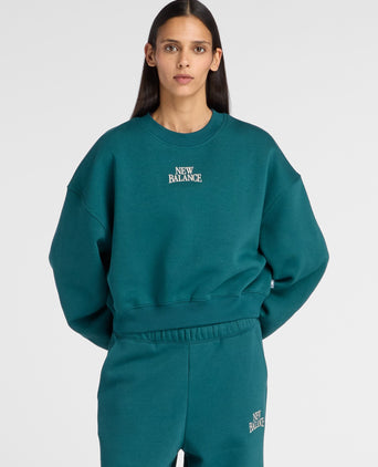 Trackside Fleece Crew - Medusa Green