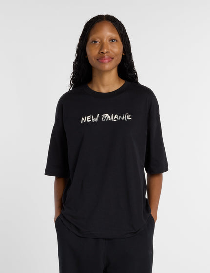New Balance Visibly Loved Oversized T-Shirt - Blackimages1- The Sports Edit