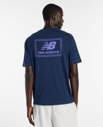 Woven Label T-Shirt - Navy