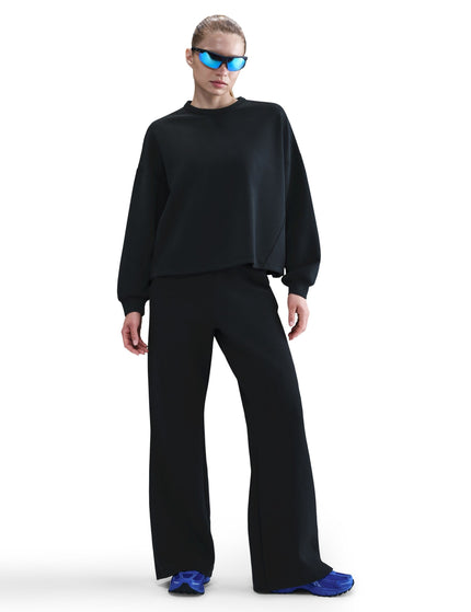 Nike 24.7 ImpossiblySoft Dri-FIT Loose Flared Pants - Black/Dark Smoke Greyimages3- The Sports Edit