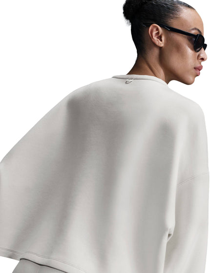 Nike 24.7 ImpossiblySoft Dri-FIT Oversized Top - Light Orewood Brown/Light Iron Oreimages2- The Sports Edit