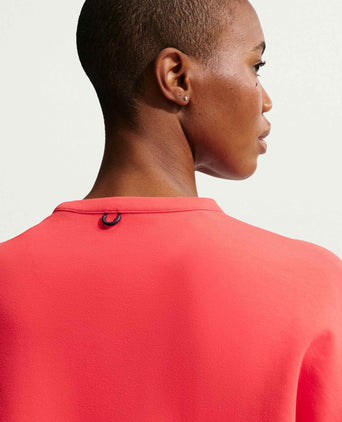 24.7 ImpossiblySoft Dri-FIT Oversized Top - Light Crimson/University Red