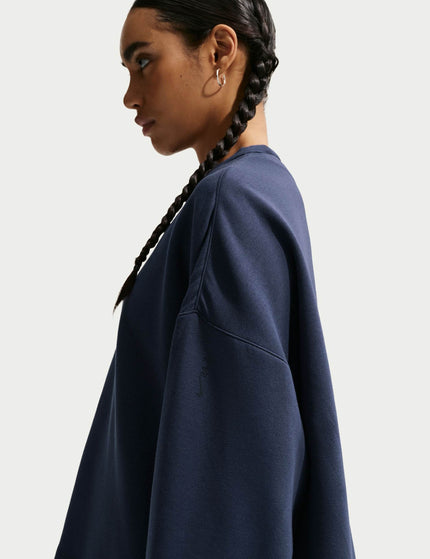 Nike 24.7 ImpossiblySoft Dri-FIT Oversized Top - Midnight Navy/Dark Obsidianimages3- The Sports Edit