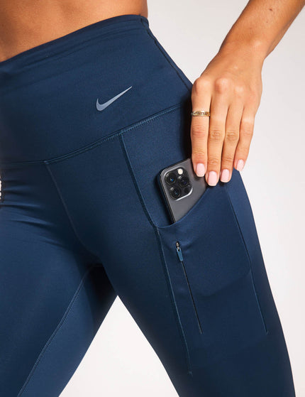 Nike Go 7/8 Leggings - Armory Navy/Blackimage3- The Sports Edit