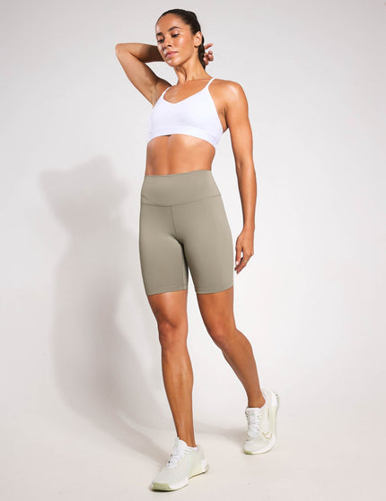 Nike Indy Light Support Sports Bra - White/Stone Mauveimage4- The Sports Edit