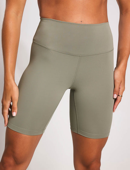 Nike One High Waisted 8" Biker Shorts - Light Army/Blackimage1- The Sports Edit