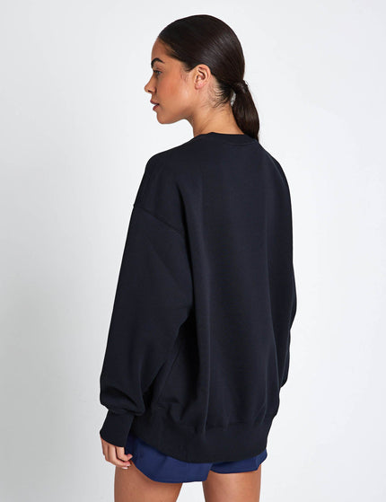 Nike Sportswear Phoenix Fleece Oversized Sweatshirt - Black/Sailimage2- The Sports Edit