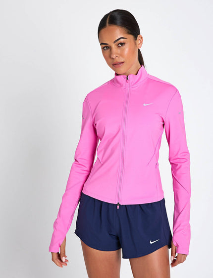 Nike Swift Dri-FIT Full-Zip Running Mid Layer - Playful Pink/Reflective Silverimage4- The Sports Edit