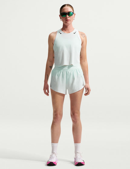 Nike AeroSwift Dri-FIT ADV 3" Running Shorts - Barely Green/Blackimages4- The Sports Edit