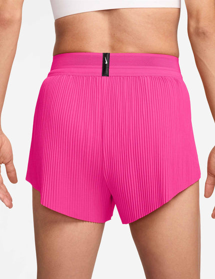Nike AeroSwift Dri-FIT ADV 3" Running Shorts - Hyper Pink/Blackimage2- The Sports Edit